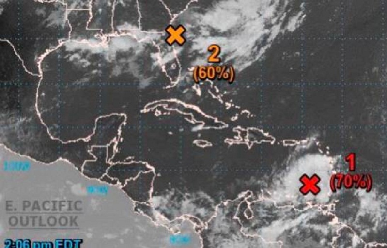 Onamet informa de onda tropical con 70 de convertirse en ciclón en 48