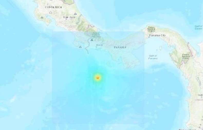 Registran sismo de magnitud 6 0 ante la costa sur de Panamá Las