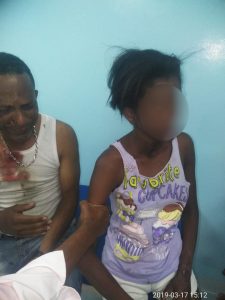 Padre e hija accidente