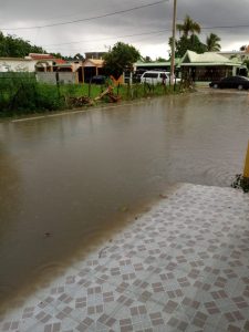 Calle inundada