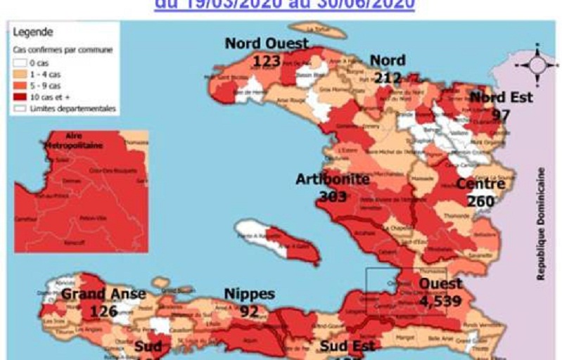 Dos muertos y 65 nuevos infectados por coronavirus en Haití