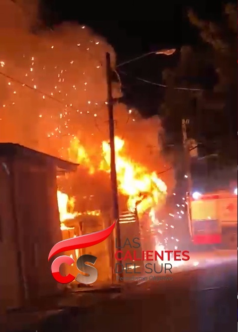 Incendio provocado por EDESUR