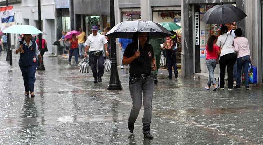 Onamet pronostica lluvias para el gran parte del país este sábado