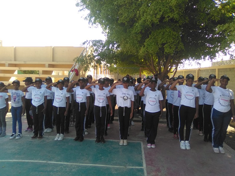 Continúan entrenamientos de jóvenes del Programa ¨Policía Juvenil Comunitaria¨