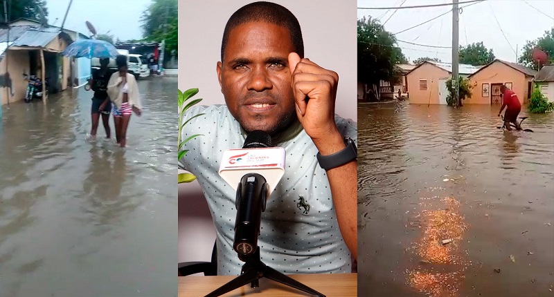 Varios sectores de San Juan resultan inundados por lluvias de este sábado