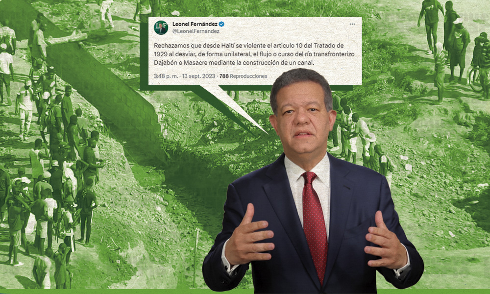 Leonel asegura construcción canal es una provocación contra RD; «debemos actuar con firmeza»