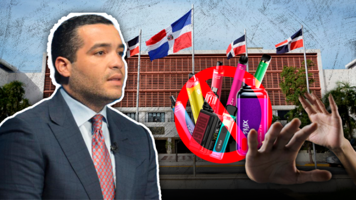 Charlie Mariotti Paz dice que nuevo proyecto de ley busca prohibir venta de vapes y cigarrillos electrónicos a menores de 18 años en RD