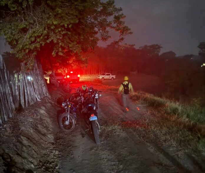Medio Ambiente controla incendio forestal en Las Cejitas, Jánico en Santiago
