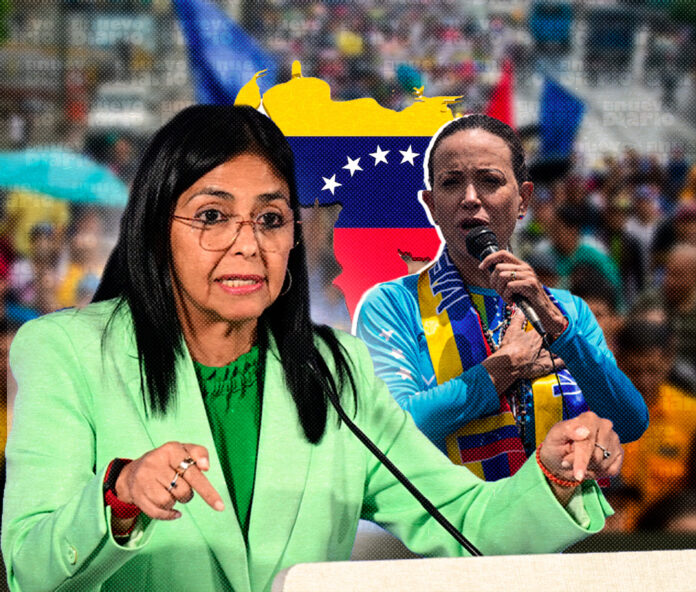 Delcy Rodríguez dice que Machado tendrá que «responder ante Venezuela» si regresa al país