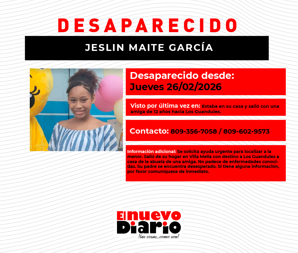 Padre denuncia contradicciones por desaparición de menor en Villa Mella ...