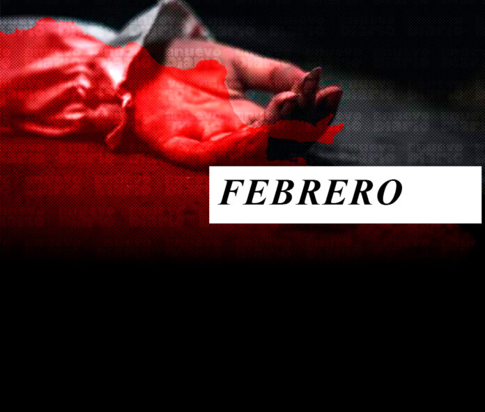 Seis mujeres muertas solo en febrero; dos meses del 2026 alcanzan cifra de primer trimestre 2025